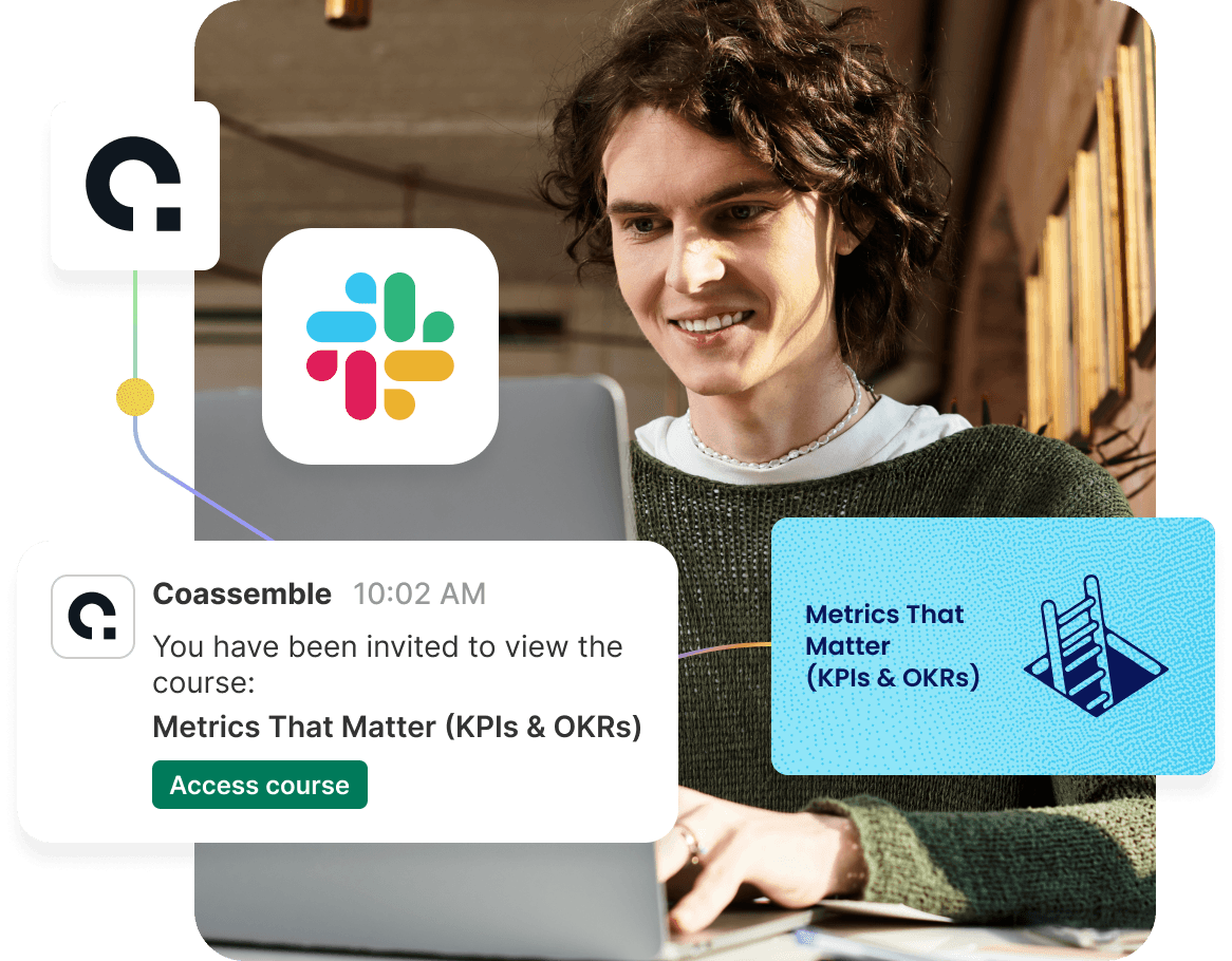 Coassemble course shared in Slack