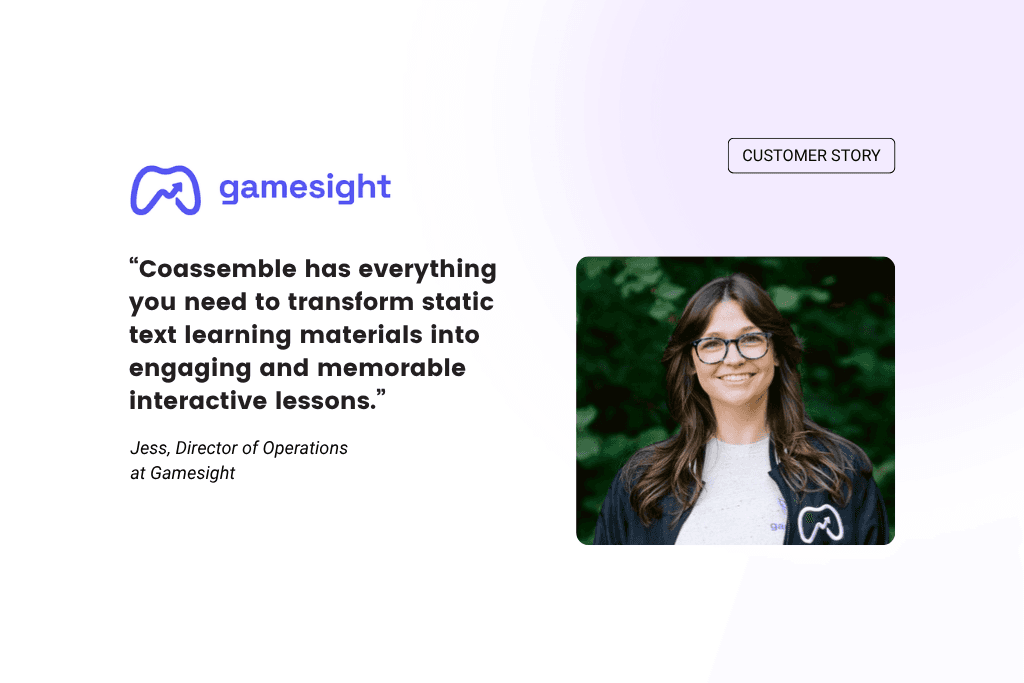 Gamesight Customer Story — Coassemble