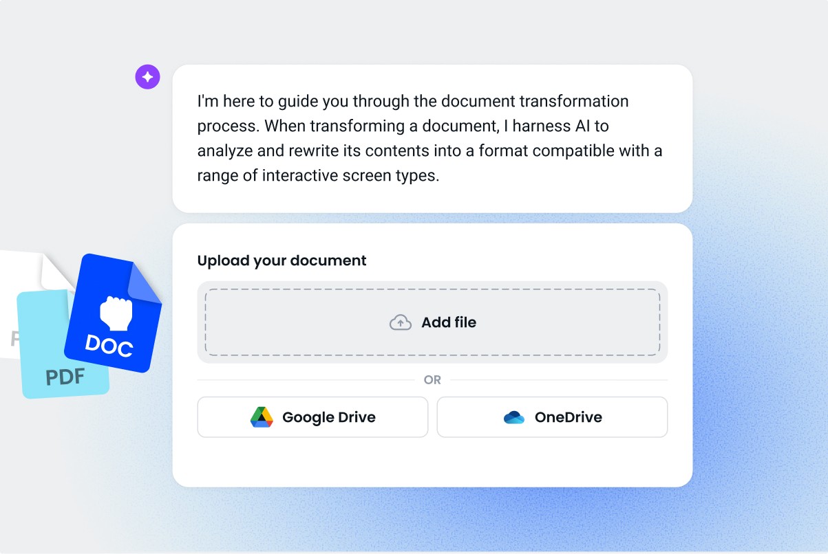 Transform a document