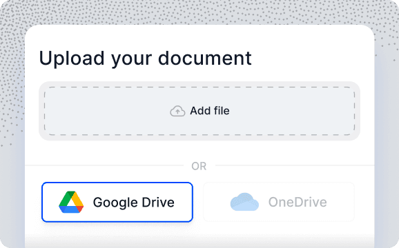 Connect Google Drive